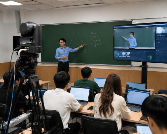 Camera Tracking Cho Trường Học Có Thể Ghi Âm, Thu Hình Lớp Học Và Bài Giảng