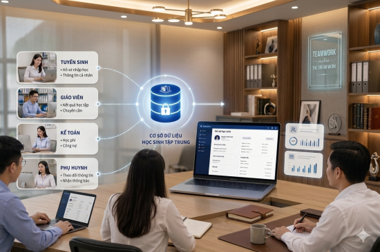 Xây dựng cơ sở dữ liệu học sinh tập trung: Nền tảng quản lý hiệu quả cho trường học