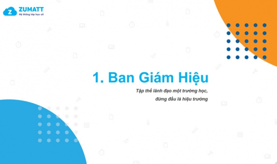 Bộ phận ban giám hiệu