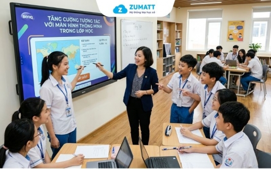 Tăng Cường Tương Tác Với Màn Hình Thông Minh Trong Lớp Học