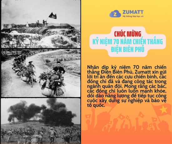 Zumatt Chúc Mừng Kỷ Niệm 70 Năm Chiến Thắng Điện Biên Phủ