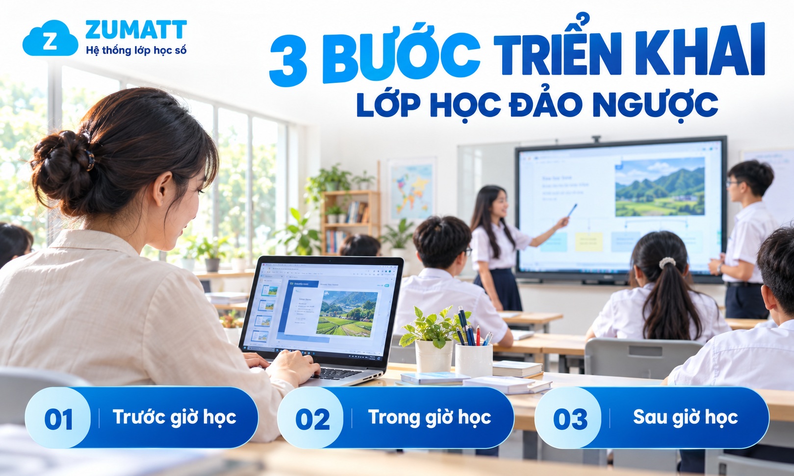 Quy trình 3 bước triển khai mô hình dạy học đảo ngược hiệu quả