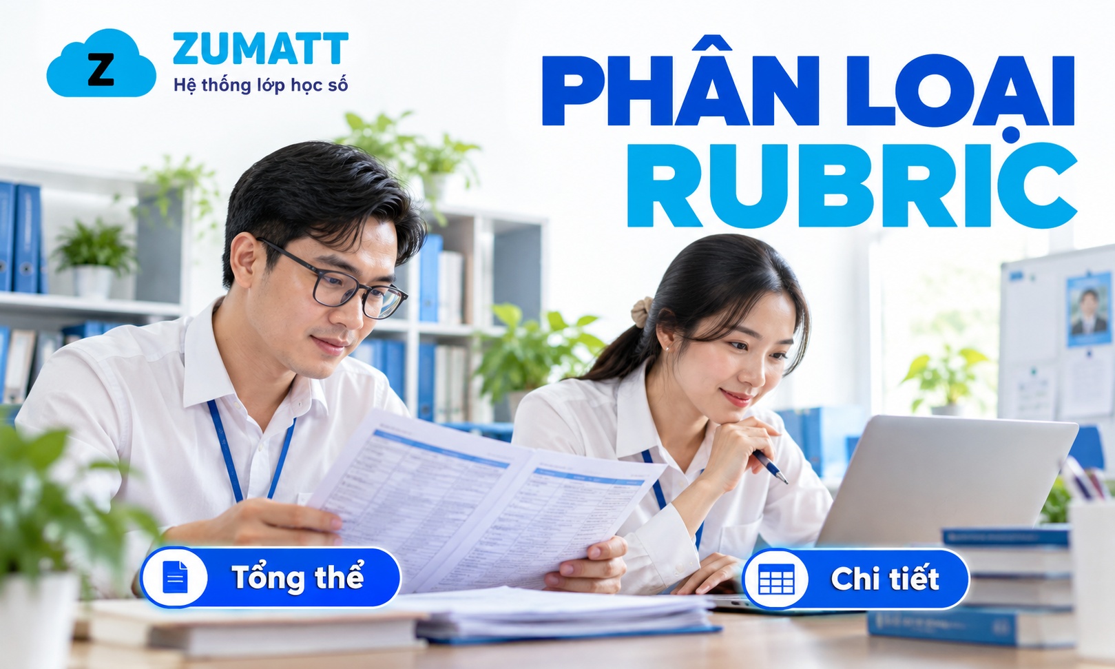 Phân loại thang điểm rubric phổ biến trong giáo dục