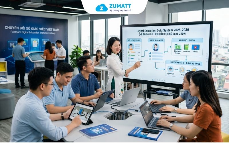 Bối cảnh và mục tiêu chuyển đổi số của ngành giáo dục trong kỷ nguyên mới