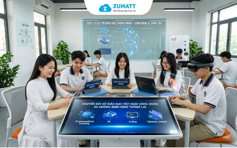 Chuyển đổi số giáo dục Việt Nam 2025-2030: Những xu hướng định hình tương lai