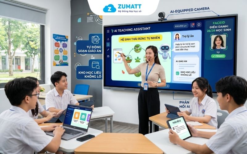 Sự bùng nổ của trí tuệ nhân tạo (AI) trong soạn giảng và tương tác
